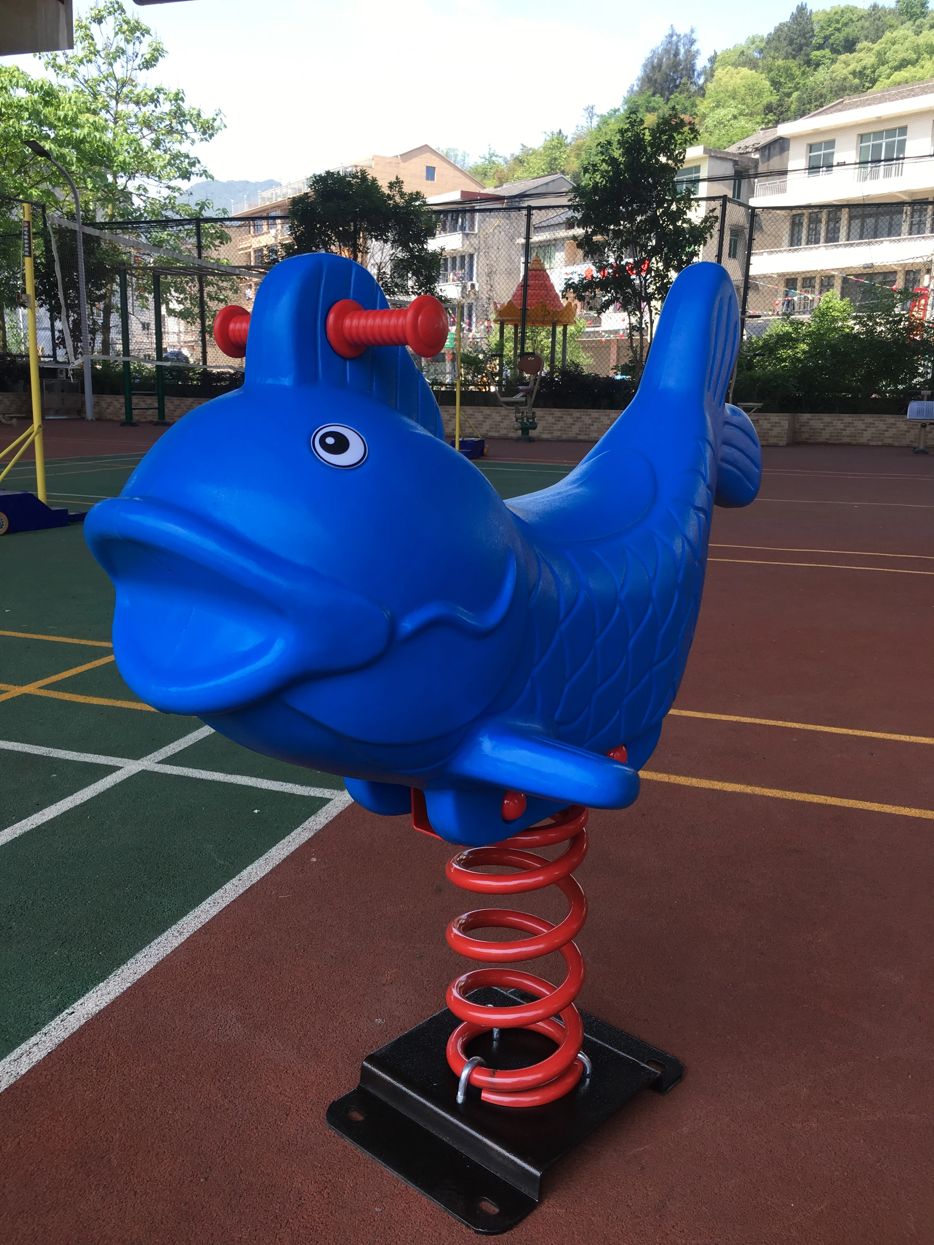 Balancoire D Exterieur Pour Enfants Jouet De Jardin Siege D Aire De Jeu Bebe Cheval Cheval