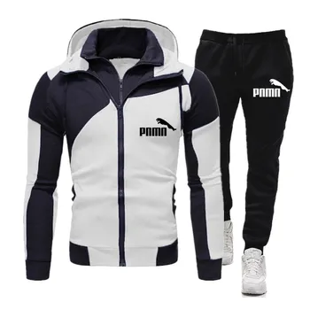 

Autumn 2020 Sport Suit Men Quick Dry Sports Suits Loose Tracksuits Mens Brand Fitness Running suits Set Warm Jogging Tracksuit