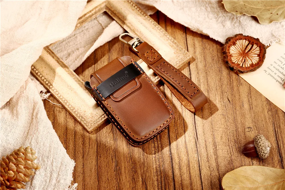 Portachiavi in pelle per auto portachiavi custodia in pelle per Land Rover Discovery Evoque Sport Freelander 2 LR4 per Jaguar e-pace XF XJL - H4115d8c0c259441f8dc9d4f82cec315fH