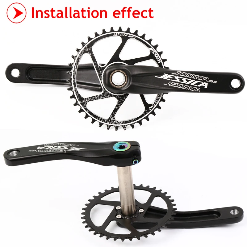 MTB Crankset 170 GXP с прямым креплением, кривошипный дорожный горный велосипед, алюминиевый BB конвертер, цепь, набор BB, Аксессуары для велосипеда