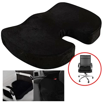 

Office Chair Coccyx Cushion Car Seat Pillow Tailbone Memory Foam Pad for Home FP8