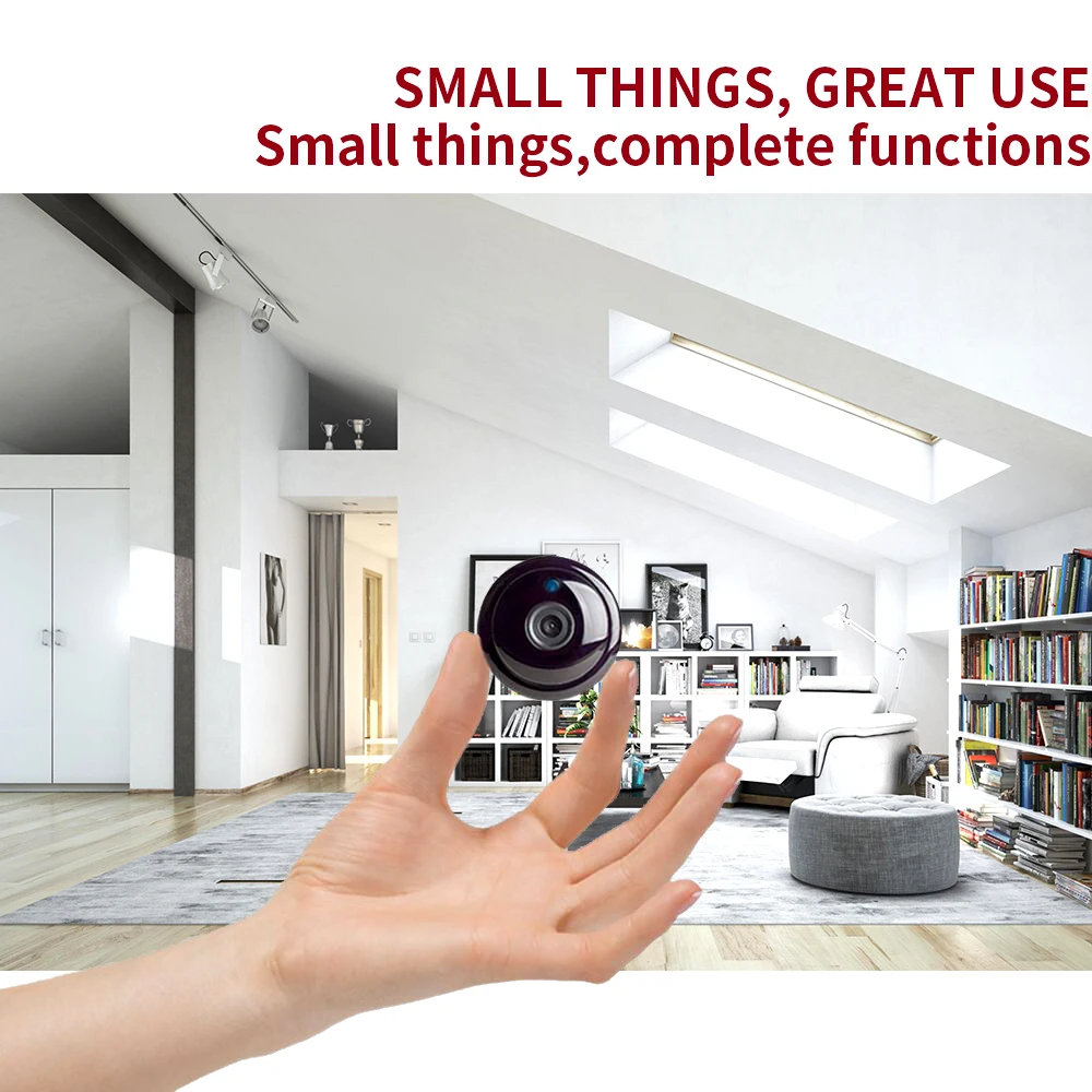 Мини WiFi камера 720P HD IR Nachtzicht домашняя ip безопасности Onvif CCTV P2P Bewegingsdetectie Babyfoon Cam
