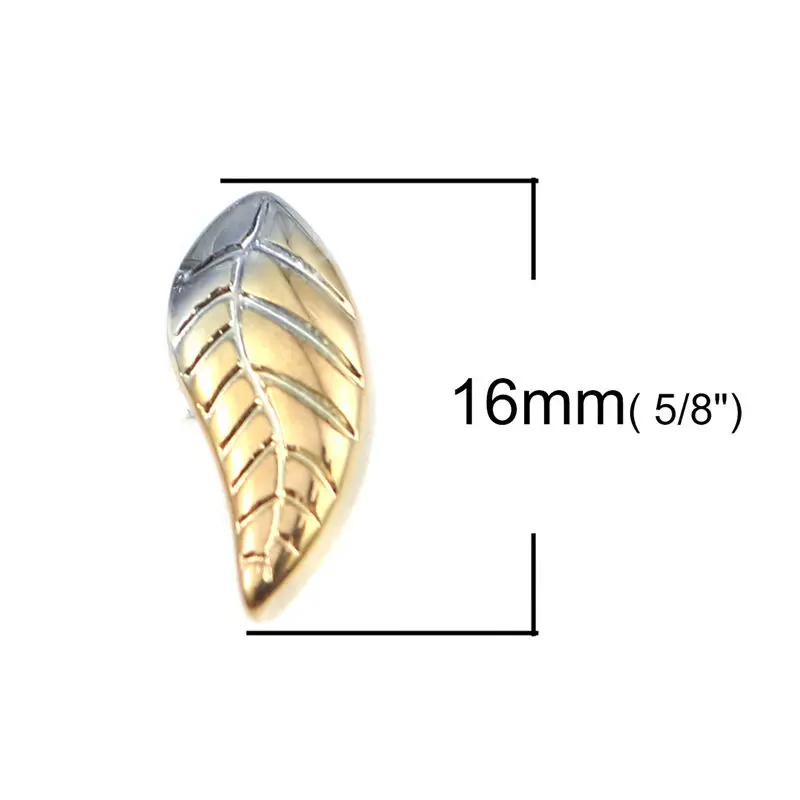 50 PCs Doreen Box Glass Beads Leaf Multicolor AB Rainbow Bead For DIY Fashion Bracelet Jewelry Making16x 8mm, Hole: 0.9mm 50 PCs Doreen Box Glass Beads Leaf Multicolor AB Rainbow Bead For DIY Fashion Bracelet Jewelry Making16x 8mm, Hole: 0.9mm