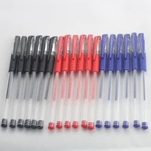 TOPSTHINK 5 шт./лот 0,5 мм пуля ручка с чернилами стандартных цветов записи студенческий экзамен ручка канцелярских на водной основе ручка школьные канцелярские ручки