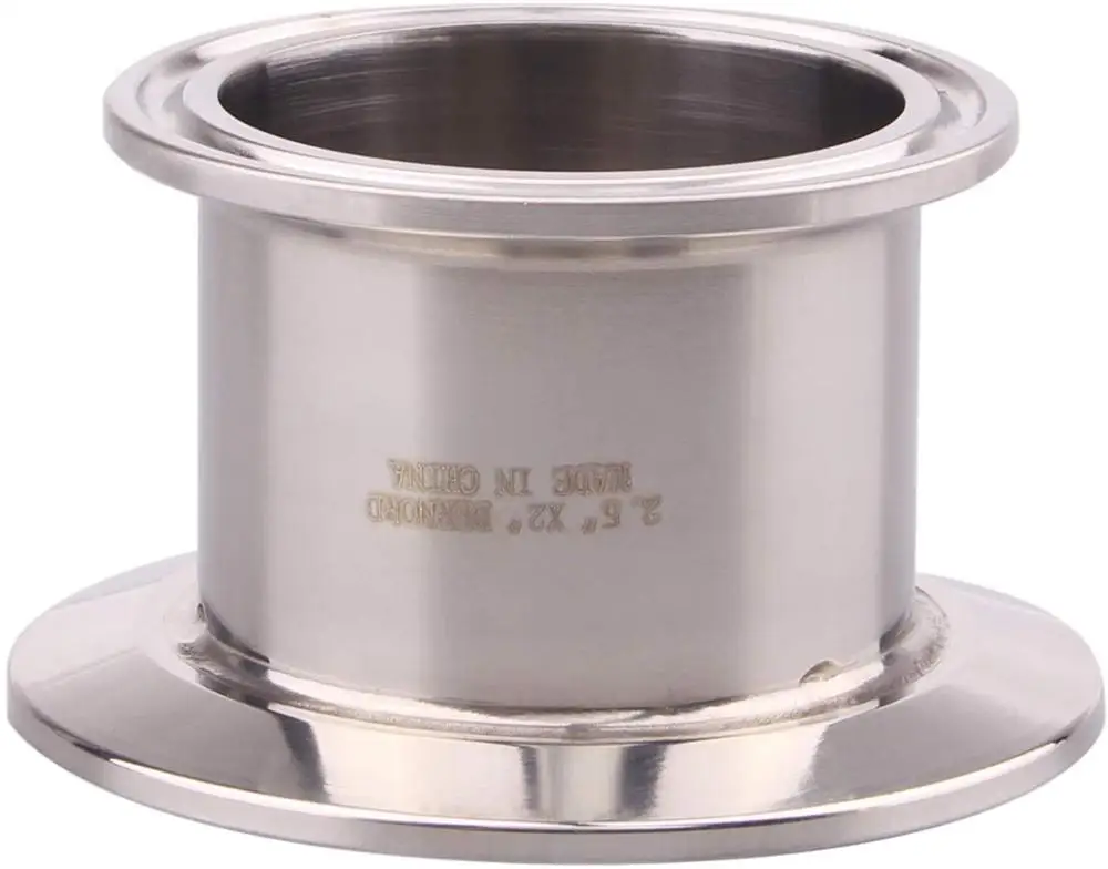 

DERNORD tri clamp 2 x 2.5 inch Sanitary Concentric Clamped Reducer SUS304 Triclover Flat Sanitary Fitting End Cap Reducer