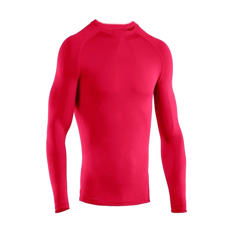 Классный Хоккей Дешевые Взрослые с длинными рукавами пустые быстросохнущие Рубашки четыре цвета многоцветный - Цвет: Красный