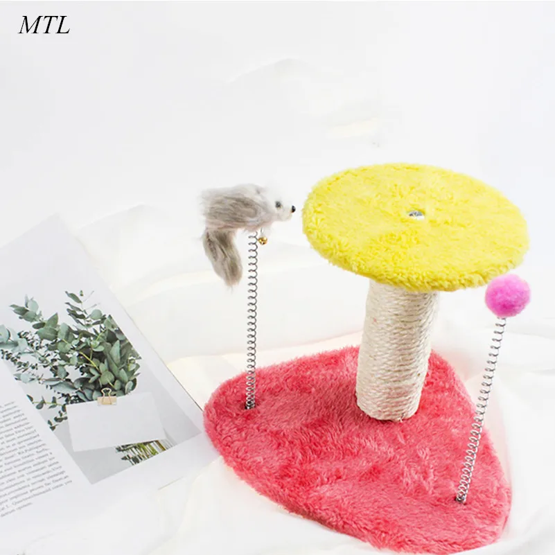 

Kitten scraper cat tree Tower scratching post cat scratches sisal rope toys cat scratcher krabpaal rascador gato arbol