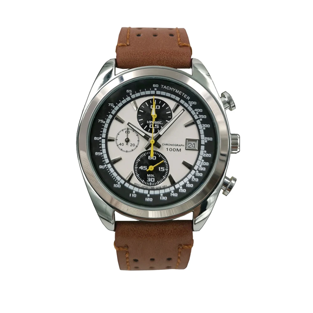 E Move Premium Luxury Men's Multifunctional Quartz E-Commerce Best-Selling Breathable Leather High-Grade Waterproof Watch 
