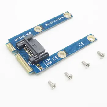 

HOT mSATA Mini Extender to 7 Pin SATA HDD Convert Card Adapter