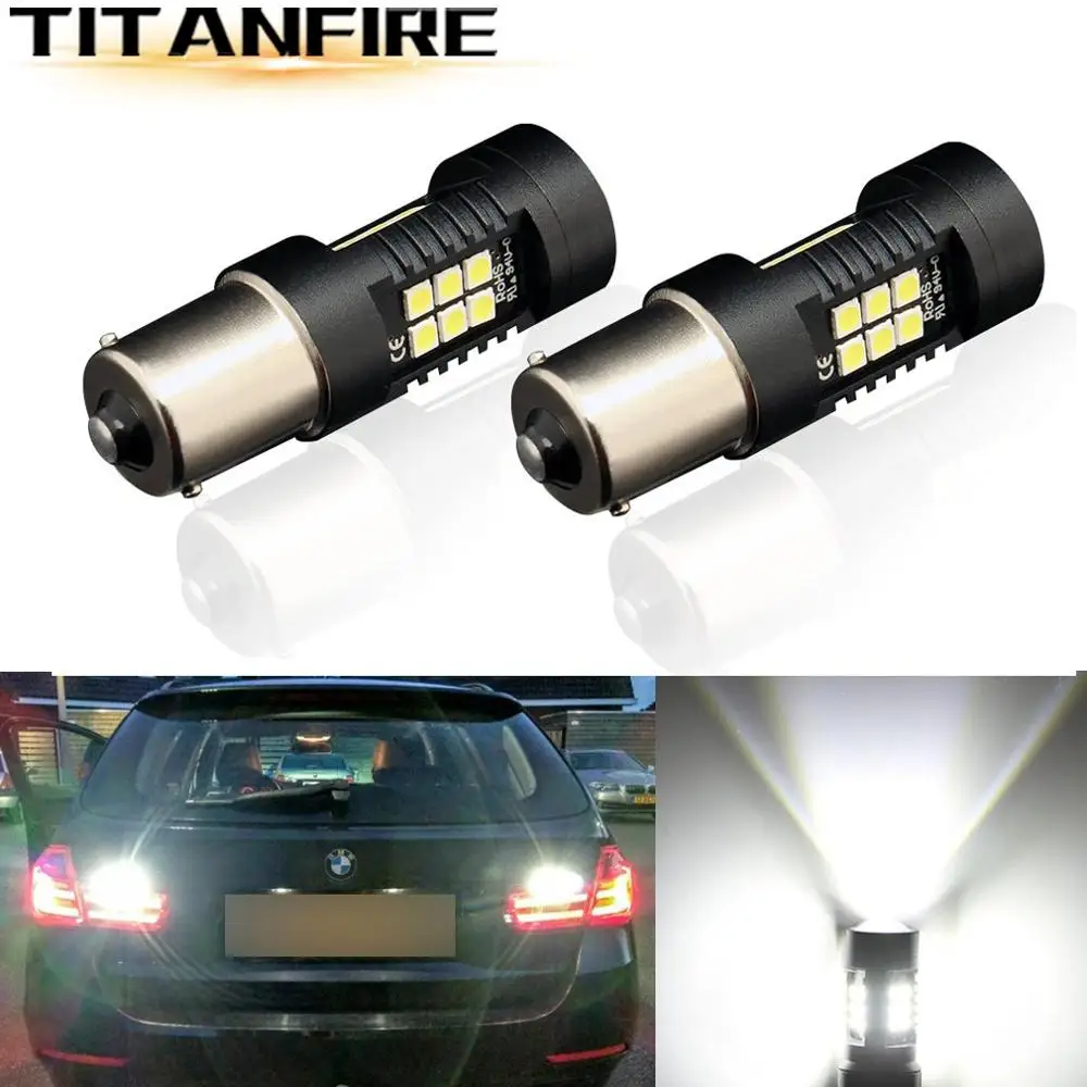 TF30 2 шт. 1156 BA15S P21W светодиодный BAU15S PY21W BAY15D 1157 R5W 21 3030SMD Автомобильный стоп сигнал