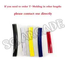 

18mm Width red, Blue, Green, Black, White, Chrome T-Molding T Moulding For Arcade MAME Game Cabinets