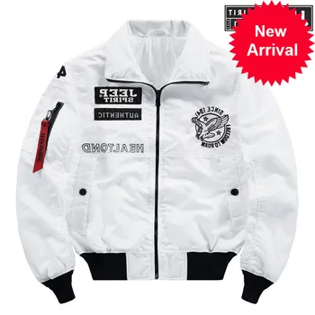 

Bomber Spring Streetwear Jacket Men Military Windbreaker Air Force Jackets Male Multi-pocket Chaqueta Hombre Plus Size XS-4XL