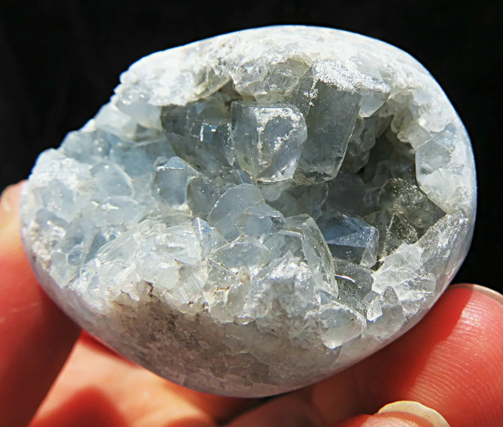 137 г натуральный кварцевый кристалл Celestite необработанный минеральный образец