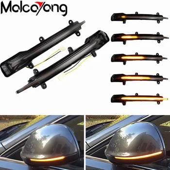

LED Dynamic Turn Signal Blinker For Audi Q5 SQ5 8R 2010 2014 2015 2016 2017 Q7 4L SQ7 Sequential Side Mirror Indicator Light