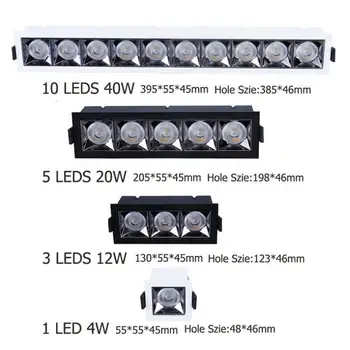 

High Quality Dimmable LED Downlight COB 7W/10W LED Spot Light LED Ceiling Lamp Warm White Col White AC110-240VFree Shipping