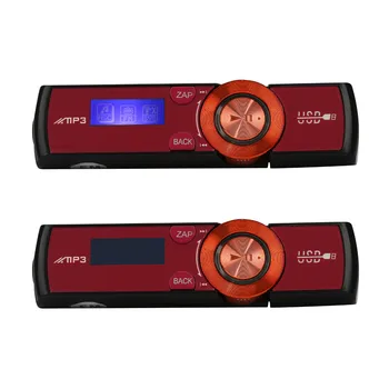 

20# USB MP3 Music Player Digital LCD Screen Support 32GB TF Card & FM Radio With Microphone Black Red MP3 Player Drop Shipping