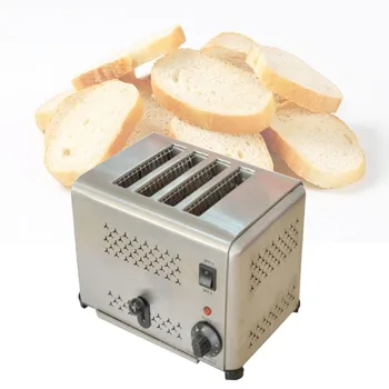 Toster toster urządzenie domowe urządzenie śniadaniowe EST-6 tanie i dobre opinie maiou 1500w 220 v CN (pochodzenie) Krojenia 6 pieces Łopatka STAINLESS STEEL 1500*30mm 430mm*220mm*210mm