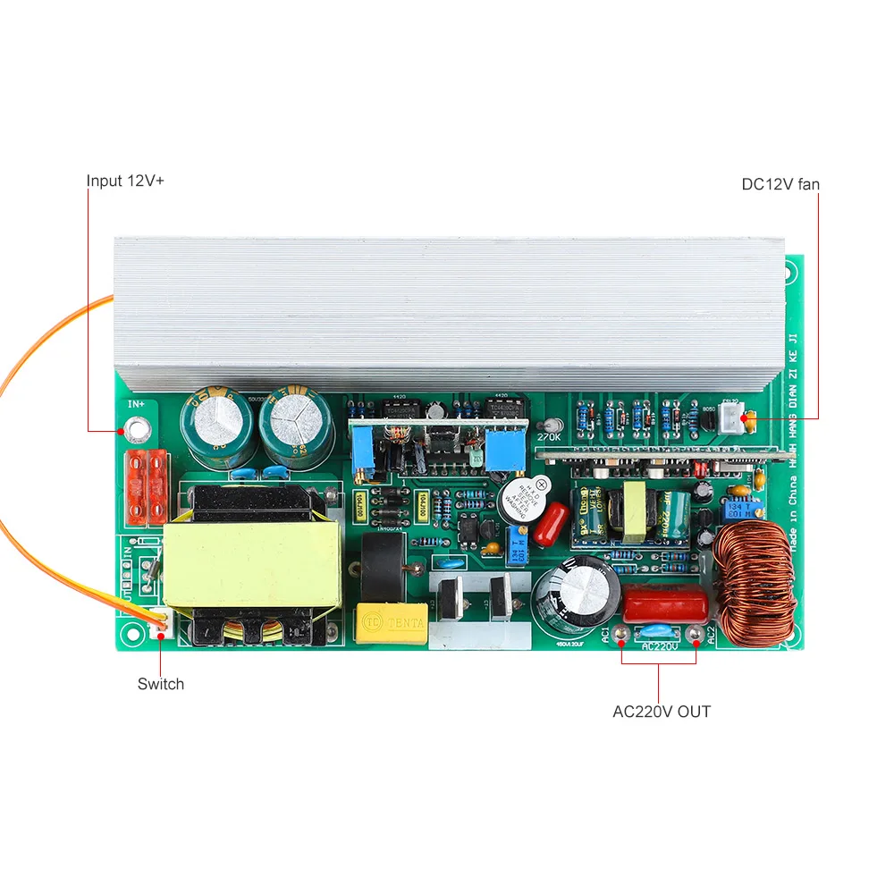 US $48.51 Sunyima 12v To 220v 1200w Pure Sine Wave Inverter Motherboard Energy Storage System OffGrid Solar Mobile Power Supply