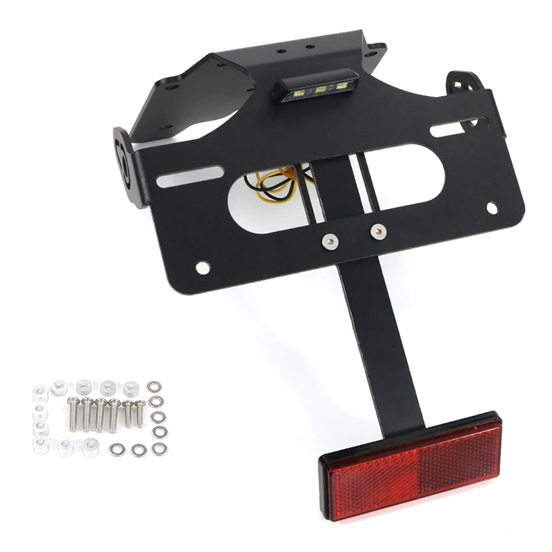 Fender Eliminator License Plate Holder Frame Bracket Rear Tail Tidy For Yamaha TENERE700 XTZ690-Tenere 700 Rally