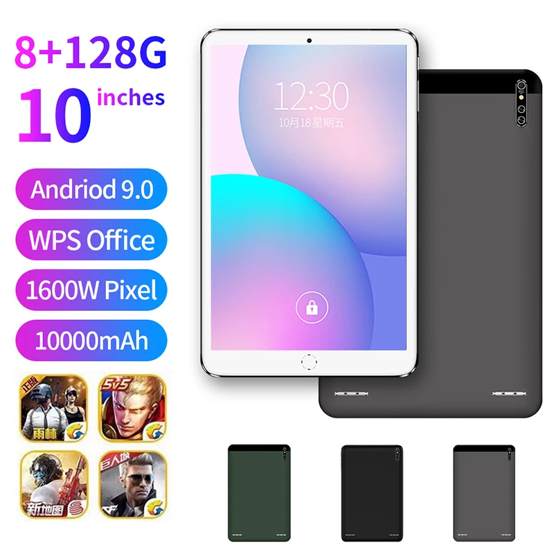 

Andriod tablet 10.1" Phone Call Tablet Gobal Version 1920x1200 4GB RAM 64GB ROM 4000mAh Tablets PC Dual Camera GPS