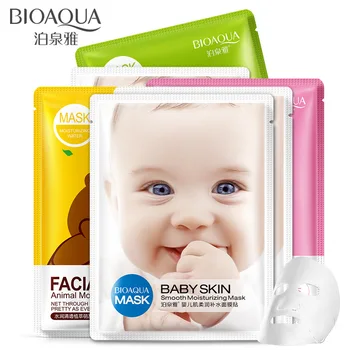 

1PCs Aloe Smooth Moisturizing Face Facial Mask Fresh Anti-Acne Plant Extract Skin Care Oil Control Hydrating Sheet Face Mask