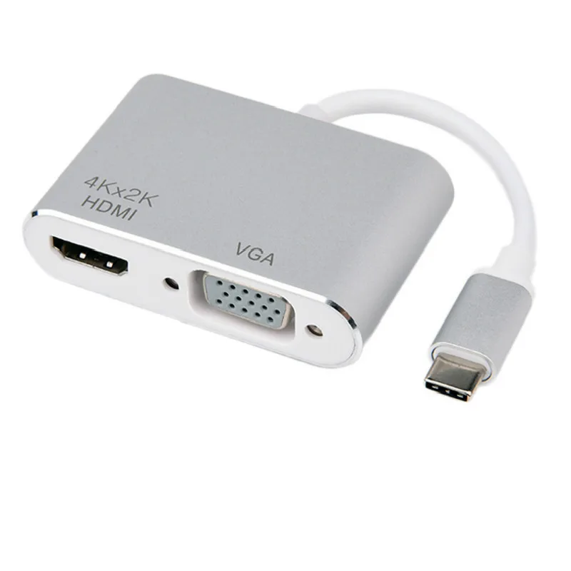 Type-c к Hdmi VGA док-станция Usb C конвертер Ma Book к Hdmi Разъемный адаптер