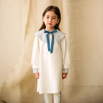 

kids dresses for girls 2019 fall little girls dresses fashion sweet princess costume Long sleeve Bow children dress