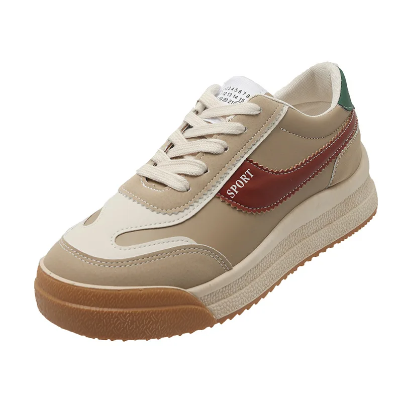 Explosive Retro Women's Shoes 2021 Autumn New Spring and Autumn Thick-soled Women's Shoes All-match Sports Casual Shoes