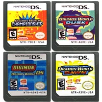DS игровой картридж консоль карта Digimon World серия Английский язык для nintendo DS 3DS 2DS