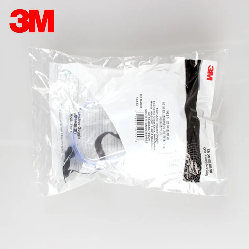 3M Protective Goggles For Work Safety Anti-splashing Acid And Alkali Multi-purpose