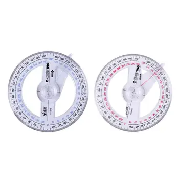 

1pcs 360 Degree Measuring Tool Pointer Protractor Craftsman Stationery Tekentafel Painting Supplies Tool Verstelbaar Office P1U6