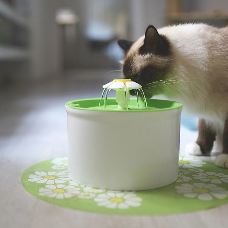 best 1.6 liter pet water dispenser fountain for cats 2021 pets at home With Motion Power Adapter with filter and mat
