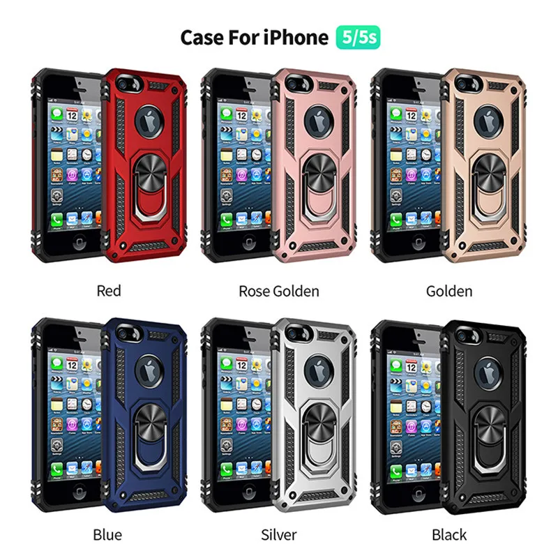 Dla iPhone 5s 5 se 2016 2020 2022 13 Pro Max 12 11 Case magnes pierścień pokrywa dla iPhone se 2016 5 S 5G iPhone5s 4.0 