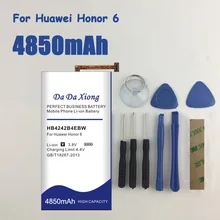 4850 мА/ч, HB4242B4EBW Батарея для huawei honor 6 H60-L01 H60-L02 H60-L11 H60-L04