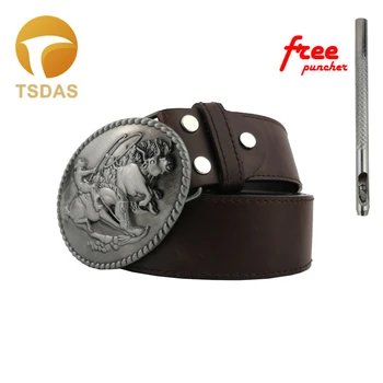 

Free Shipping Cowboys Belt Buckles Metal Luxury Mens Designer Horse Belt Buckles Silver Plated Men's Birthday Gift