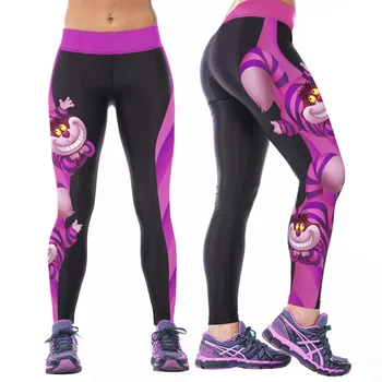 

Women YOGA Long Pants Compression Tight Workout Gym Digital Printing Sports Legging Fitness Stretch Running Trousers Qiick Dry