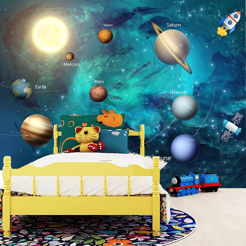 3D-Wallpaper-Space-Universe-Children-Room-Starry-Sky-Planet-Wallpaper-3D-Stereo-Cartoon-Mural-Papel-De