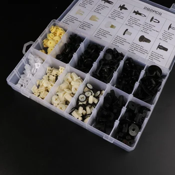 

292pcs Auto Plastic Push Retainer Assortment 12 Sizes Trim Clip for Car Truck