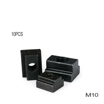 

Free shipping 45 Heat Treatment Of T Steel Nut T Groove Plate Nut M10 10pcs High quality