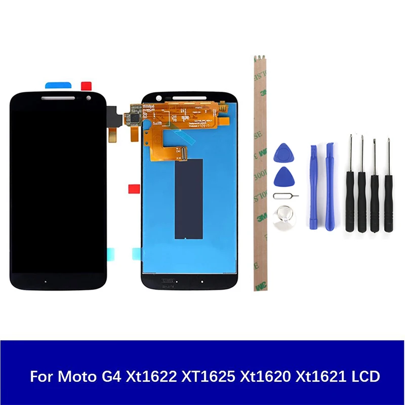 ЖК-дисплей и сенсорный датчик в сборе для Motorola Moto G4 Xt1622 XT1625 Xt1620 Xt162 | Мобильные