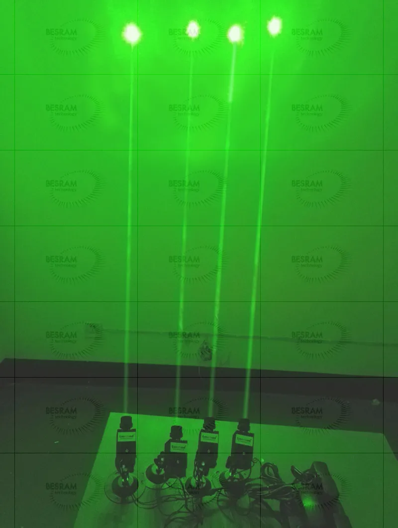Зеленый лазерный диодный модуль 532nm 50mw Fat Beam для ночного клуба сцены 3 В