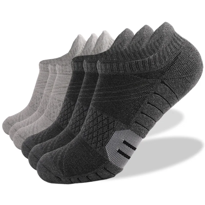 Athletic Running Socks for Men Women Cushioned Sports Ankle Socks Low Cut Outdoor Breathable Moisture Wicking 6 Pairs