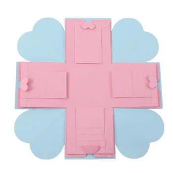 

Creative Explosion Box,Love Memory DIY Photo Album Surprise Box Handmade Exploding Picture Box As Birthday Anniversary Wedding G