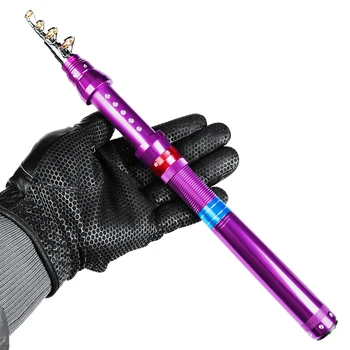 

Sea Carbon Sea Fishing Rod 1.5M-3.6M 7/9/11/13 Section Fishing Rod Line Metal Handle Telescopic Fishing Rod Fishing Tackle