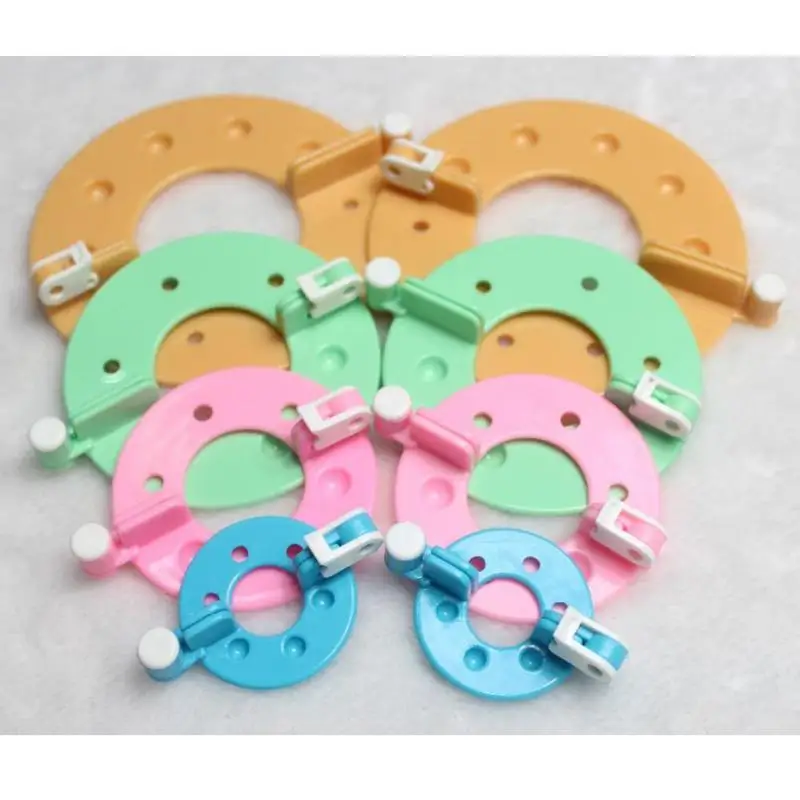 

1Set 4 Sizes Pom Pom Maker Fluff Ball Weaver Needle Knitting Tool Yarn Sewing Weaving Tool Accessories