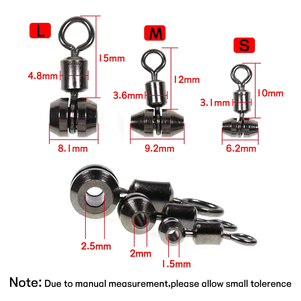 20 pièces en forme de T 3 voies roulant pêche pivotant ligne transversale fil d'acier bras Leader Fluorescent connecteur d'équilibre plate-forme d'eau salée matériel