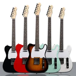 Ensemble de guitare électrique acoustique vert Rosewood, corps solide, instrument de musique BE50DJ 