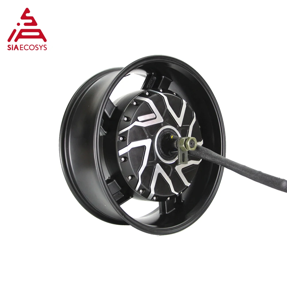 US $1.451.60 SiAECOSYS 17X60inch 12000W V4 96V 157kph Hub Motor With SIAPT96800 Controller Power Train Kits For High Power Electric Motorcyc