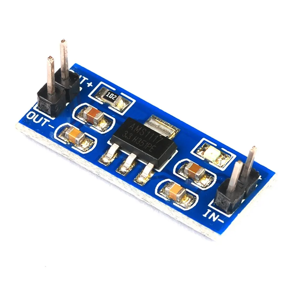 

Dc-Dc Step-Down Power Module 3.3V Power Module Ams1117-3.3V Power Module Ultra-Small Step-Down Voltage Module