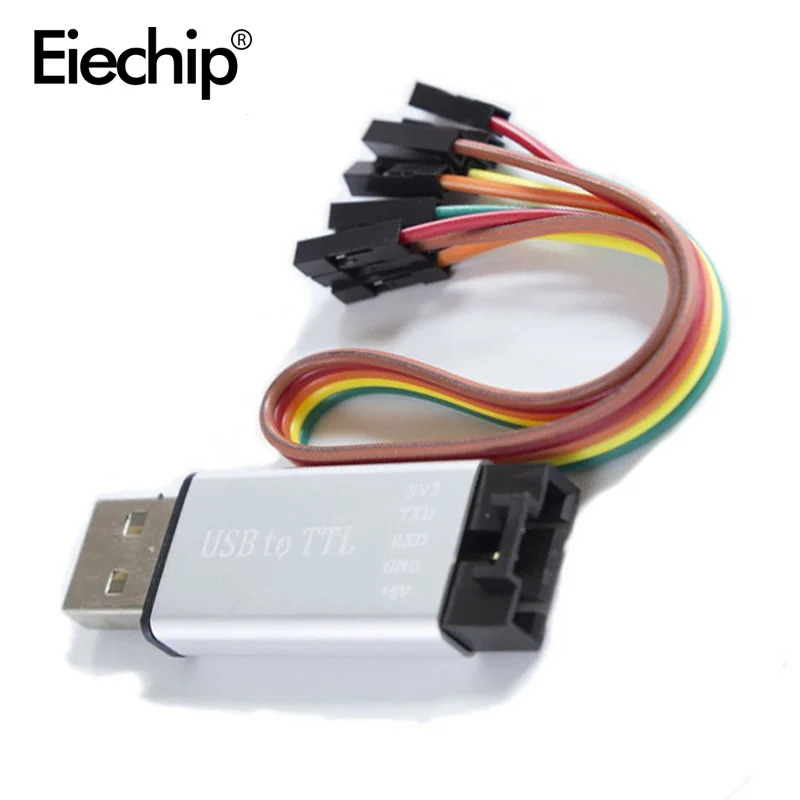 Модуль CP2102 USB 2 0 в TTL UART 5 контактный последовательный преобразователь STC сменный
